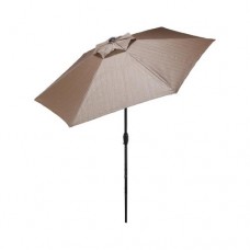 Letright Industrial 820.058.005 Concord Patio Collection Sling Umbrella, Tan & Brown, 9-Ft.   